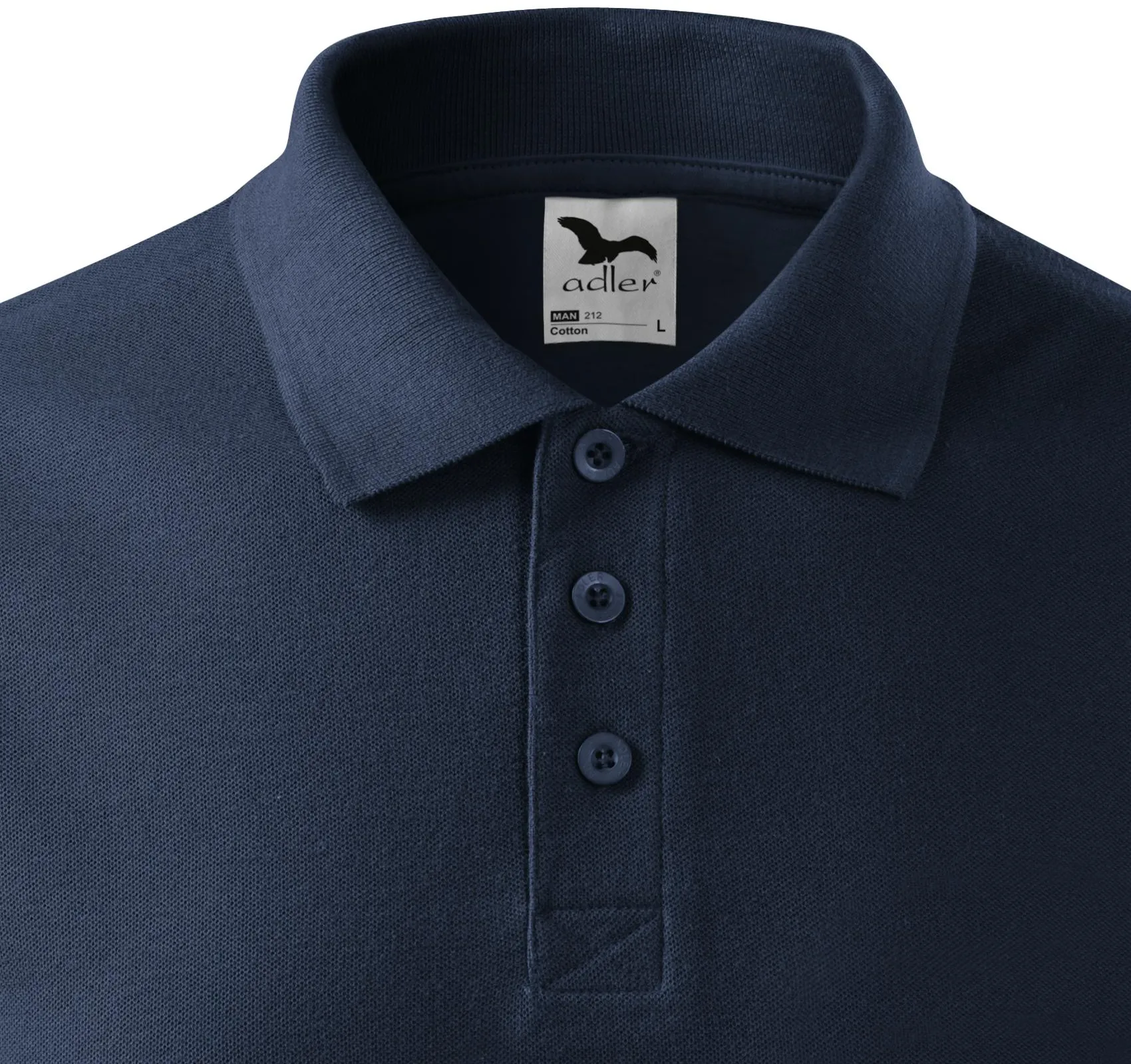 Elegantiški vyriški polo marškinėliai - 3 sagų užsegimas