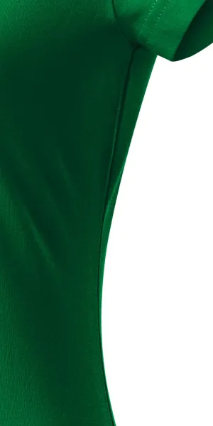 Moteriški ploni marškinėliai su V formos iškirpte - Iškirpti šoninėmis siūlėmis