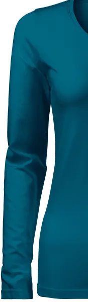 Moteriški prigludę marškinėliai ilgomis rankovėmis - Klasikinės ilgos rankovės