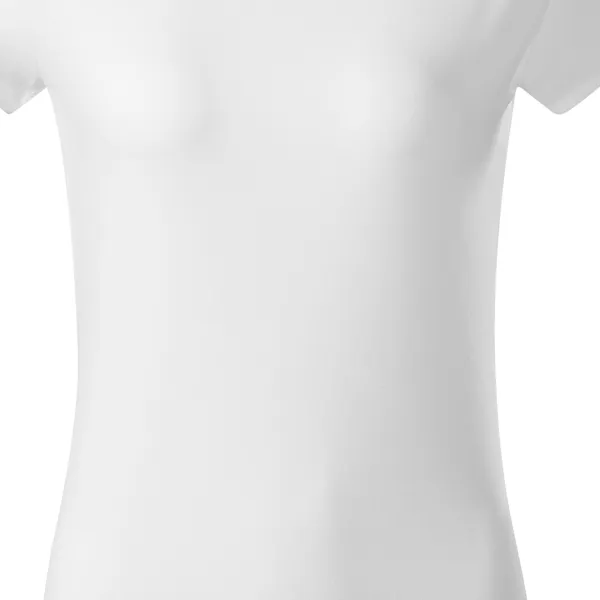 Patvarūs moteriški marškinėliai - Švelniai smailėjantis kirpimas