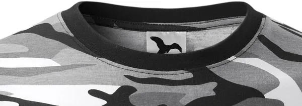 Kamufliažiniai marškinėliai - Klasikinė apvali iškirptė