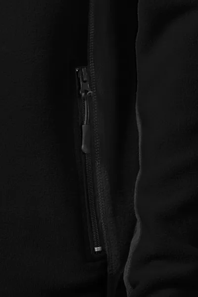 Vyriška vilnonė kontrastinė striukė - Praktiškos kišenės su užtrauktuku