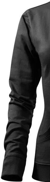 Moteriškas sportinis marškinėlis be gobtuvo - Klasikinės ilgomis rankovėmis