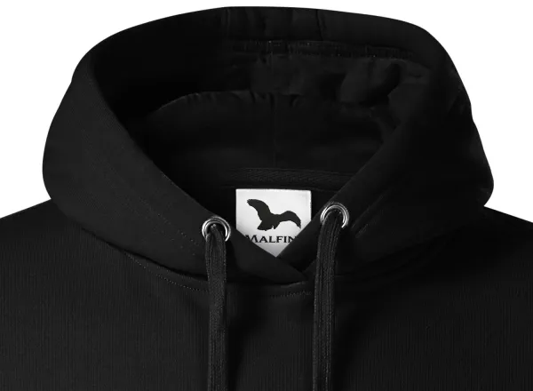 Vyriškas marškinėliai su gobtuvu be užtrauktuko - Gobtuvas su raišteliais