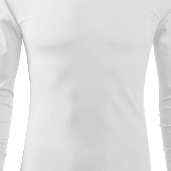 Vyriški marškinėliai ilgomis rankovėmis - Šiek tiek prigludęs kirpimas