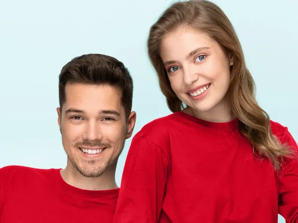 Lengvi marškinėliai ilgomis rankovėmis - Klasikinė apvali iškirptė