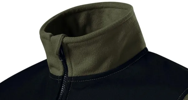 Šilta unisex vilnonė striukė - Pakelta apykaklė apsaugo kaklą nuo šalčio