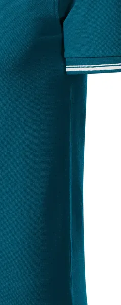 Vyriški kontrastingi polo marškinėliai - Iškirpti šoninėmis siūlėmis