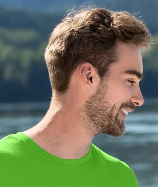 Madingi vyriški marškinėliai - Klasikinė apvali iškirptė