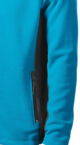 Vyriška vilnonė kontrastinė striukė - Tamsios kontrastingos detalės