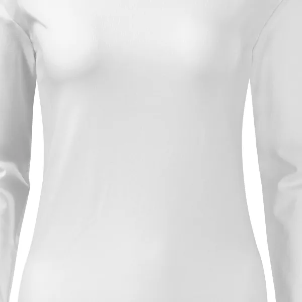 Moteriški prigludę marškinėliai ilgomis rankovėmis - Švelniai smailėjantis kirpimas