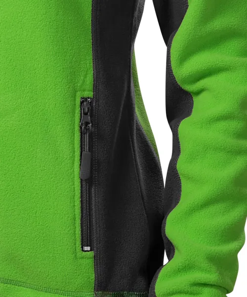 Ponios vilnos kontrasto striukė - Praktiškos kišenės su užtrauktuku