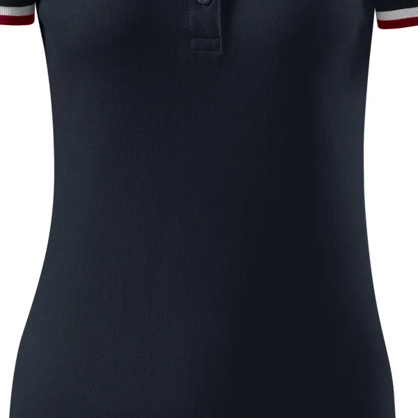 Moteriški polo marškinėliai su apykakle - Švelniai siaurėjantis kirpimas