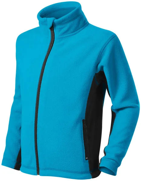 Vaikų vilnos kontrastinė striukė - Vaikiška vilnonė striukė su kontrastingais elementais