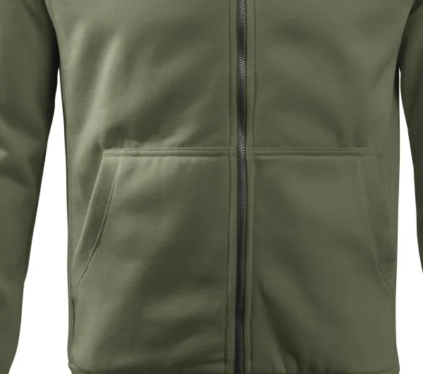 Paprasti vyriški marškinėliai be gobtuvo - Laisvas kirpimas su šoninėmis siūlėmis