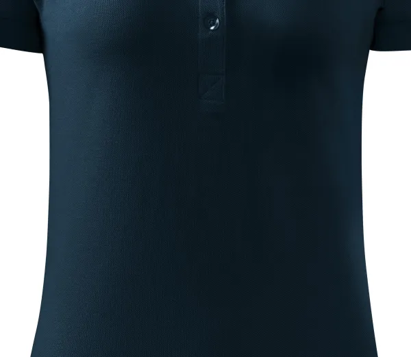 Moteriški paprasti polo marškinėliai - Švelniai siaurėjantis kirpimas