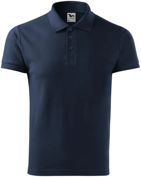 Elegantiški vyriški polo marškinėliai - Vyriški lengvi medvilniniai polo marškinėliai