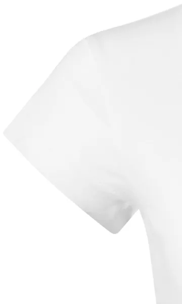 Moteriški ploni marškinėliai su V formos iškirpte - Labai trumpomis rankovėmis