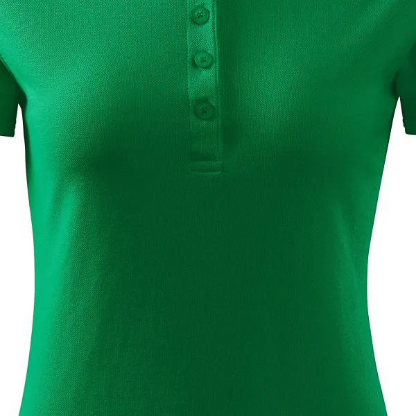 Moteriški elegantiški polo marškinėliai - Švelniai smailėjantis kirpimas