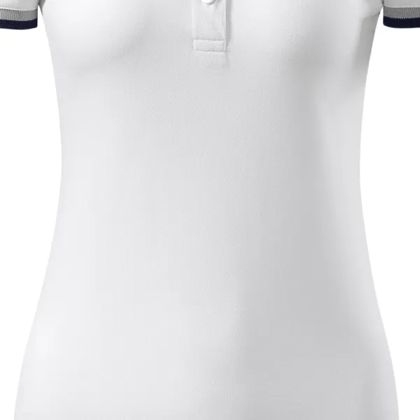 Moteriški polo marškinėliai su apykakle - Švelniai siaurėjantis kirpimas