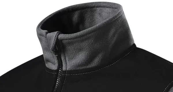 Šilta unisex vilnonė striukė - Pakelta apykaklė apsaugo kaklą nuo šalčio