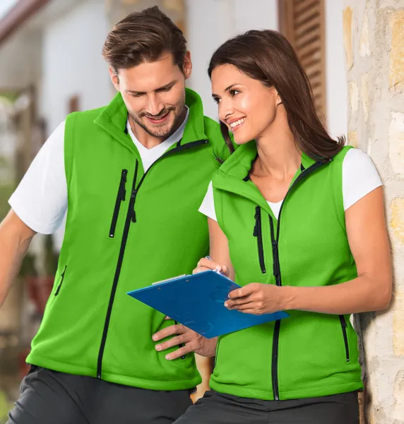 Liemenė iš kontrasto - Unisex flisinė liemenė - moterims ir vyrams