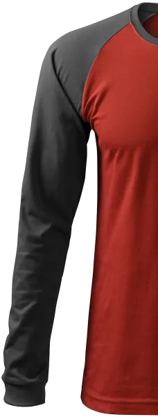 Vyriški kontrastiniai marškinėliai ilgomis rankovėmis - Ilgos raglano rankovės
