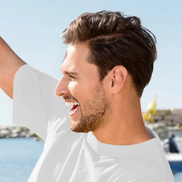 Klasikiniai marškinėliai - Klasikinė apvali iškirptė