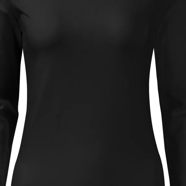 Moteriški prigludę marškinėliai ilgomis rankovėmis - Švelniai smailėjantis kirpimas