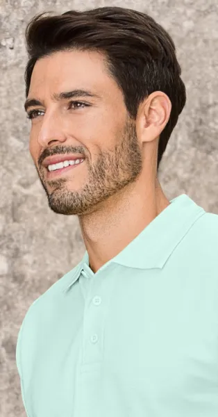 Vyriški laisvi polo marškinėliai - Užsegimas 3 mygtukais