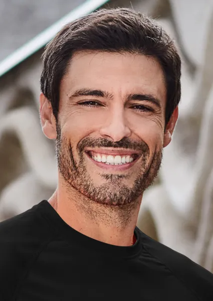 Vyrų sportiniai marškinėliai - Klasikinė apvali iškirptė