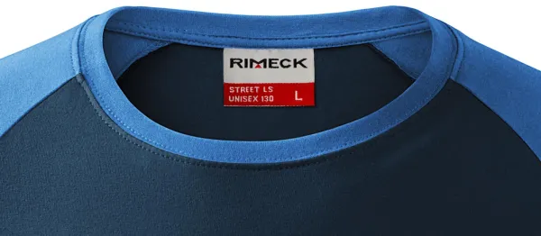 Vyriški kontrastiniai marškinėliai ilgomis rankovėmis - Klasikinė apvali iškirptė