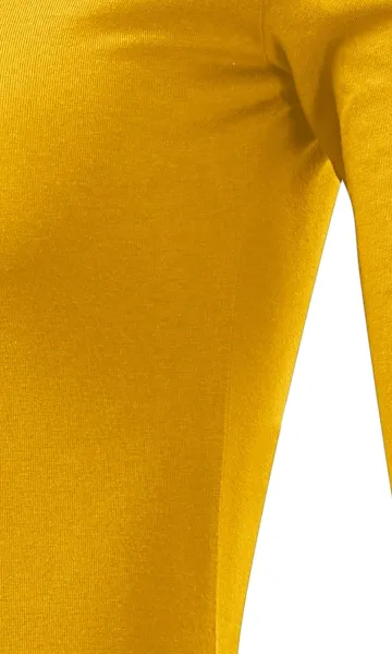 Moteriški marškinėliai ilgomis rankovėmis - Iškirpti šoninėmis siūlėmis