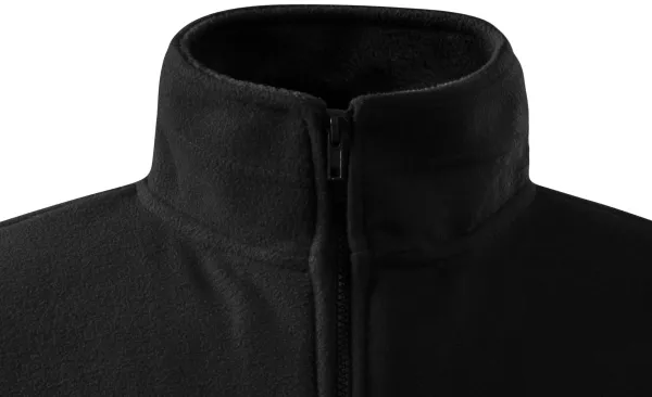 Vyriška vilnonė striukė - Užsegimas užtrauktuku iki smakro