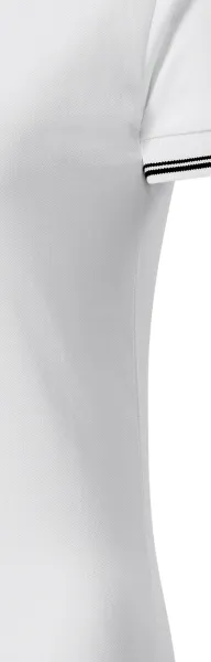 Moteriški polo marškinėliai trumpomis rankovėmis - Iškirpti šoninėmis siūlėmis