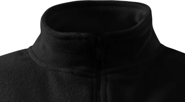 Moteriška vilnonė striukė - Užsegimas užtrauktuku iki smakro