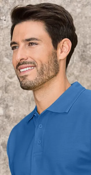 Vyriški laisvi polo marškinėliai - Užsegimas 3 mygtukais