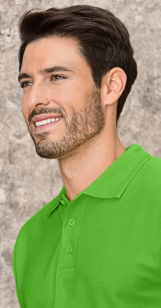 Vyriški laisvi polo marškinėliai - Užsegimas 3 mygtukais